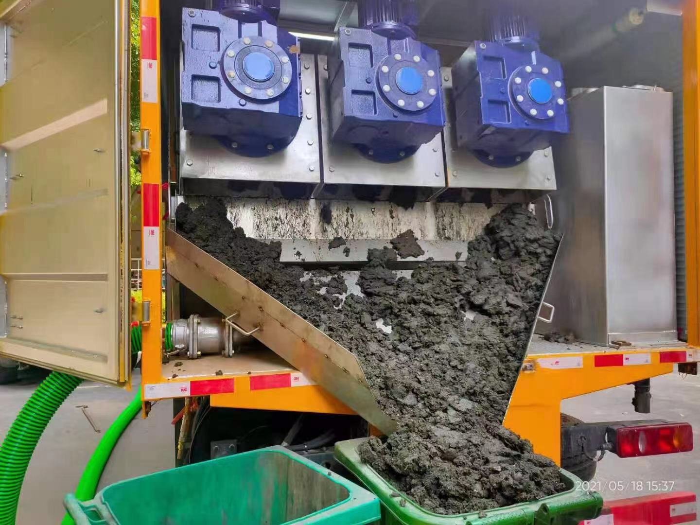 泰丰办事处化粪池清掏城市维护站-泥浆净化干湿分离处理